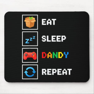 Food &amp; Drink Eat Sleep Dandy Repeat Xel Foodie Mouse Pad