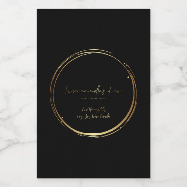 Food and Beverage Label Set (Single Label)