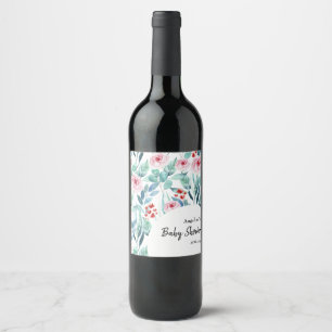 Food and Beverage Label Set for baby shower