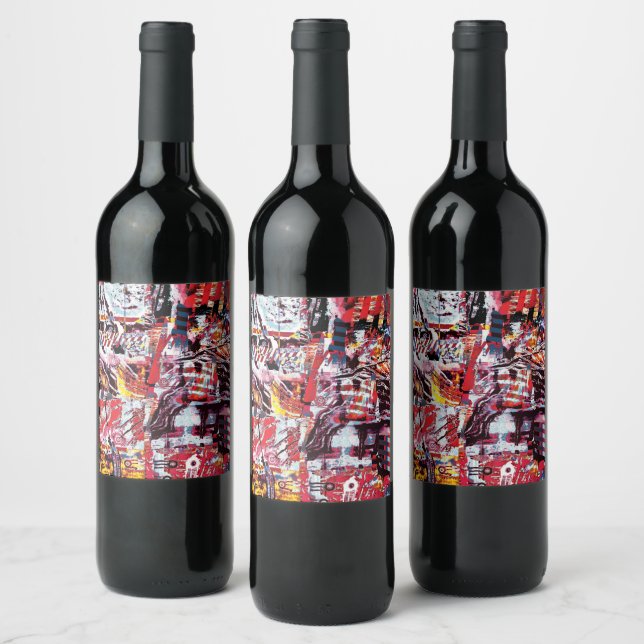 Food and Beverage Label Set – Fragmented Pulse (Bottles)