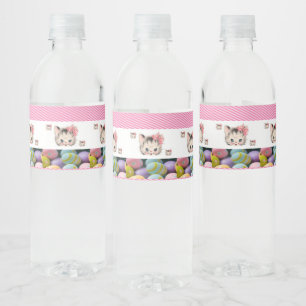 Food and Beverage Label Set Kitten