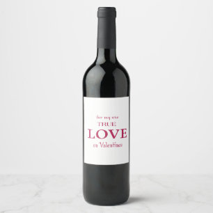 Food and Beverage Label Set Love