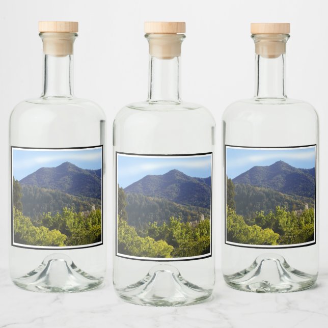 Food and Beverage Label Set Mt Tamalpais Church (Bottles)