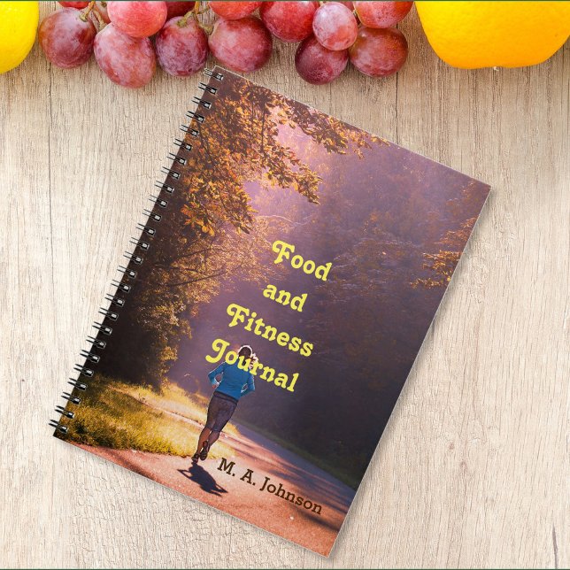 Food and Fitness Notebook Personalised Journal (Creator Uploaded)