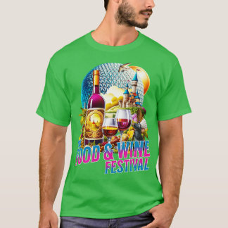 Food and Wine Festival Orlando Florida World Showc T-Shirt