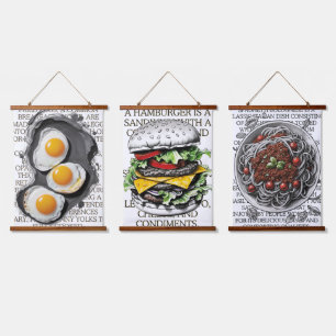 Food art collection by CallisC Arts ⭐⭐⭐⭐⭐ Hanging Tapestry