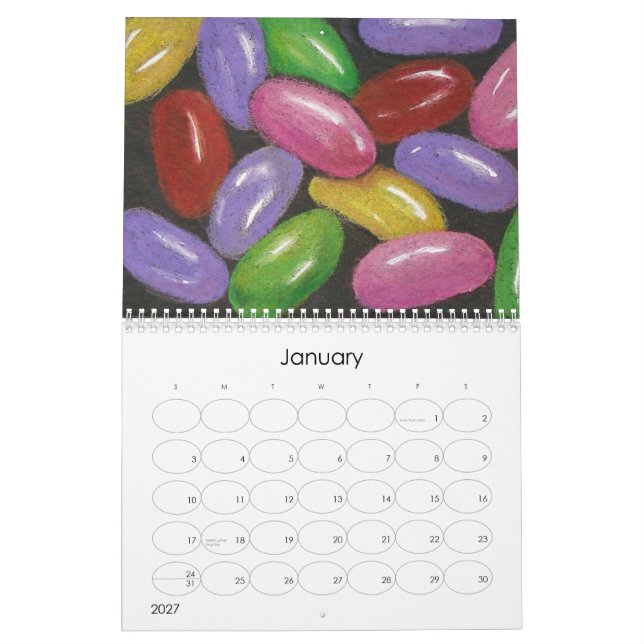 FOOD: ARTWORK: 2011 CALENDAR (Jan 2027)