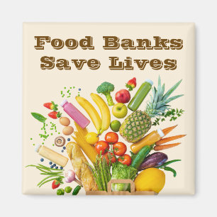 Food Banks Save Lives Magnet