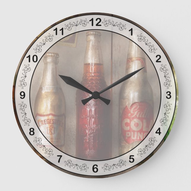 Food - Beverage - Favourite soda Large Clock (Front)