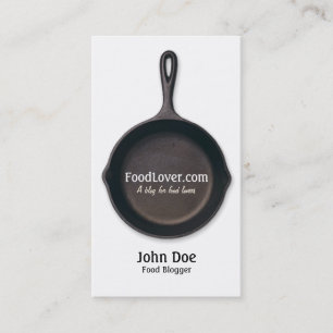 Food Blog Business Card