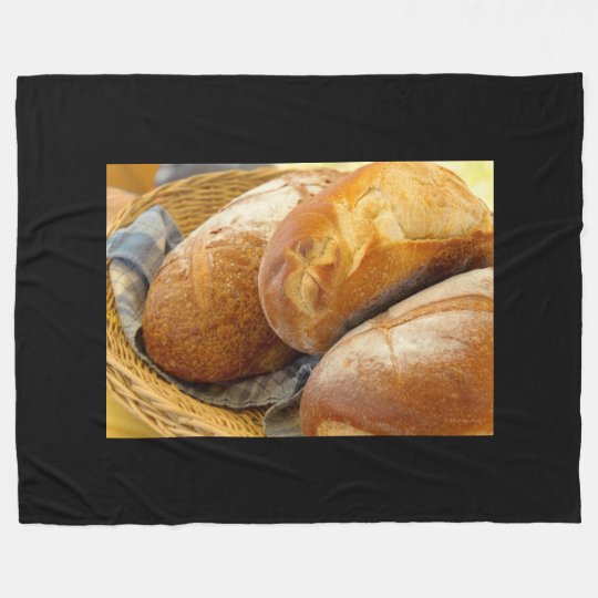 Food - Bread - Just loafing around Fleece Blanket
