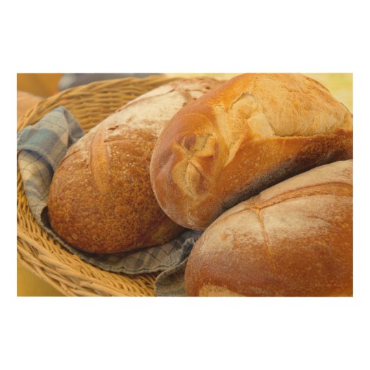 Food - Bread - Just loafing around Wood Print