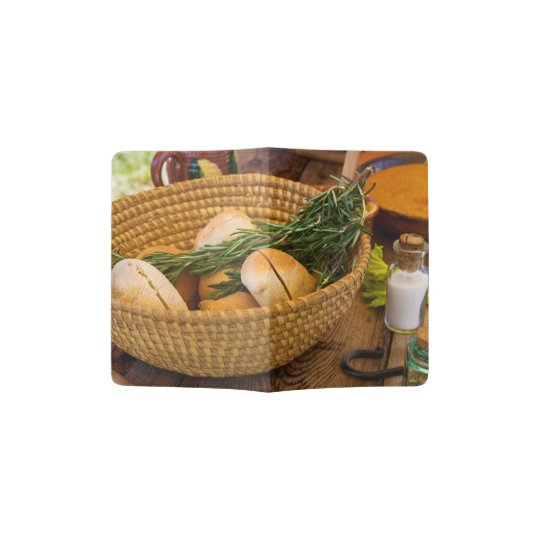 Food - Bread - Rolls and Rosemary Passport Holder