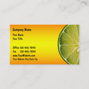 Food Business Cards
