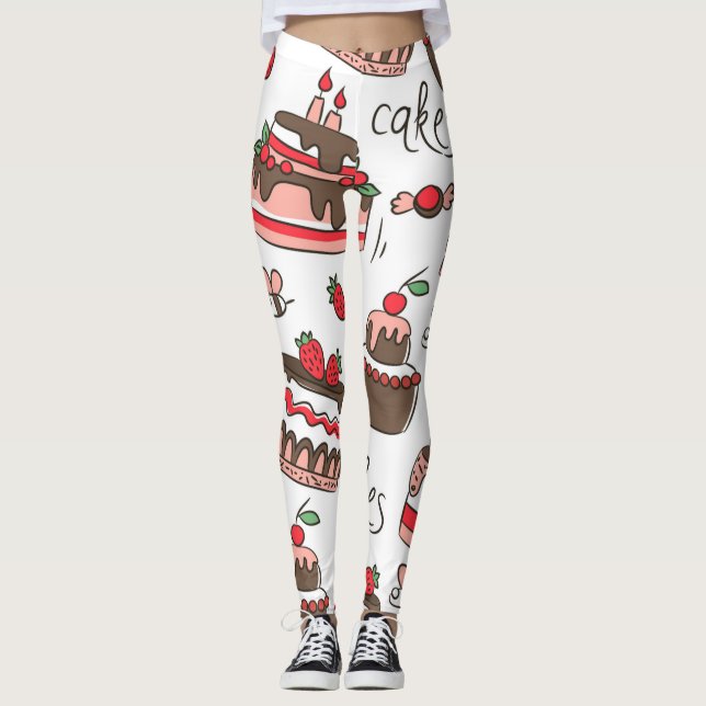 Food Cake Leggings (Front)