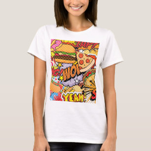 Food Cartoon T-Shirt