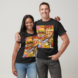 Food Cartoon T-Shirt