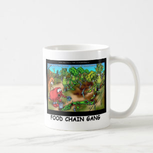 Food Chain Gang Funny Gifts Tees & Collectibles Coffee Mug