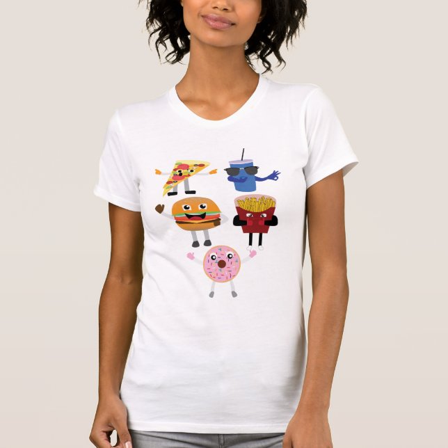Food Characters T-Shirt (Front)
