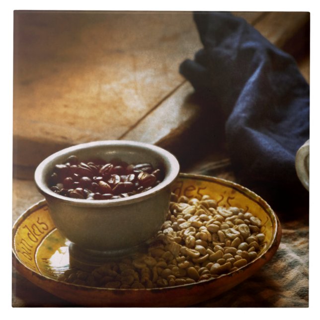 Food - Coffee - Freshly roasted Ceramic Tile (Front)