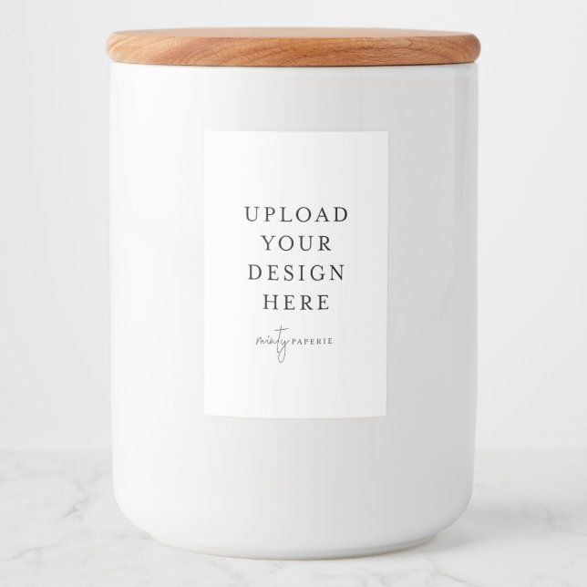 Food Container Label 2" x 3" (set of 10) (Front)