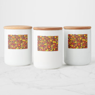 Food Container Label (3" x 2")