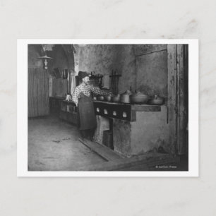 Food Cooked in Turkish Restaurant Photograph Postcard