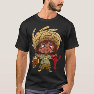 Food Cooking Foodie Fisherman Distressed T-Shirt