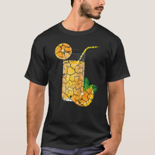 Food Cooking Foodie Orange Juice Distressed T-Shirt