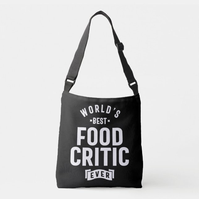 Food Critic Work Job Title Gift Crossbody Bag (Front)