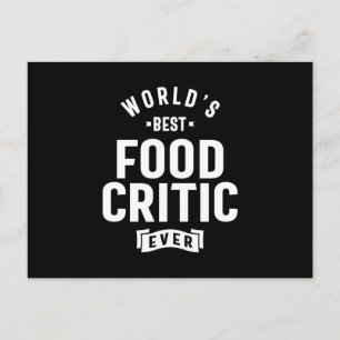 Food Critic Work Job Title Gift Postcard