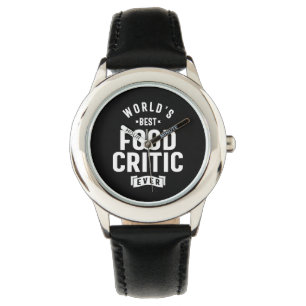 Food Critic Work Job Title Gift Watch