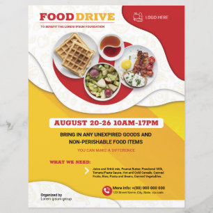 Food Drive Flyer Template