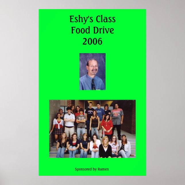 Food Drive Poster (Front)