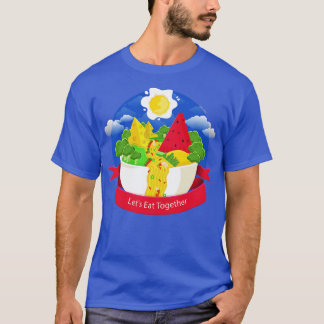 Food Earth Ramen Waterfall T-Shirt
