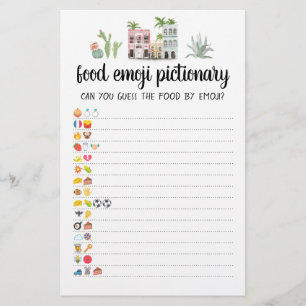 Food Emoji Pictionary game Quiz with Answers