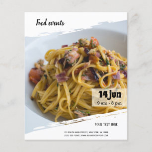 Food event flyer