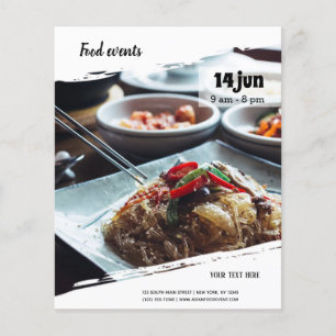 Food event flyer