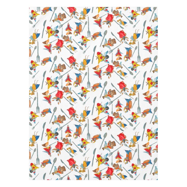 Food fairy party tablecloth (Front)