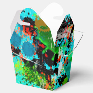 Food Fight Abstract Favour Box