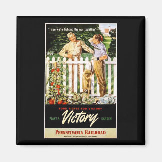 Food Fights for Victory Magnet