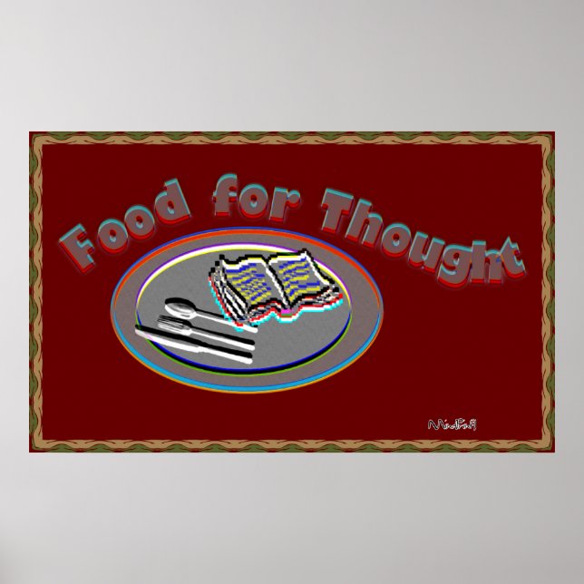 Food For Thought poster-2 Poster (Front)