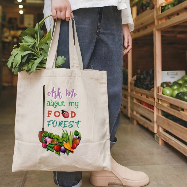Food Forest Grower Gardener Tote Bag (Creator Uploaded)