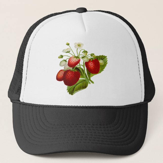 Food fruit leaf leafy leaves trucker hat (Front)