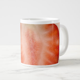 Food - Fruit - Slice of Strawberry Large Coffee Mug