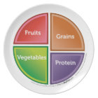 Food Group (MyPlate) plate
