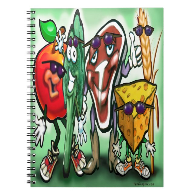 Food Groups Notebook (Front)