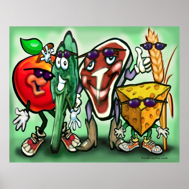 Food Groups Poster (Front)