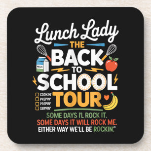 Food Humour Back to School Coaster