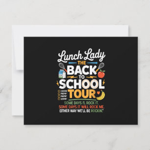 Food Humour Back to School RSVP Card